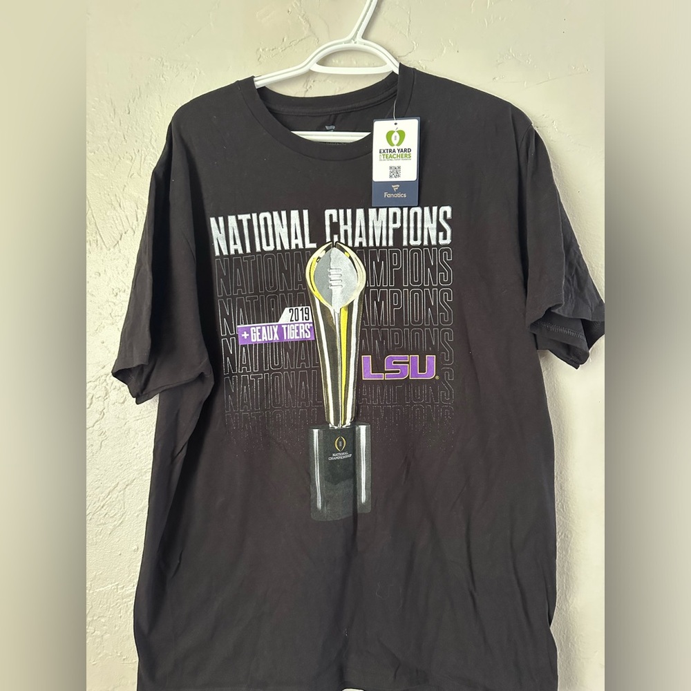 LSU National Champions Tshirt / New With Tags / Large